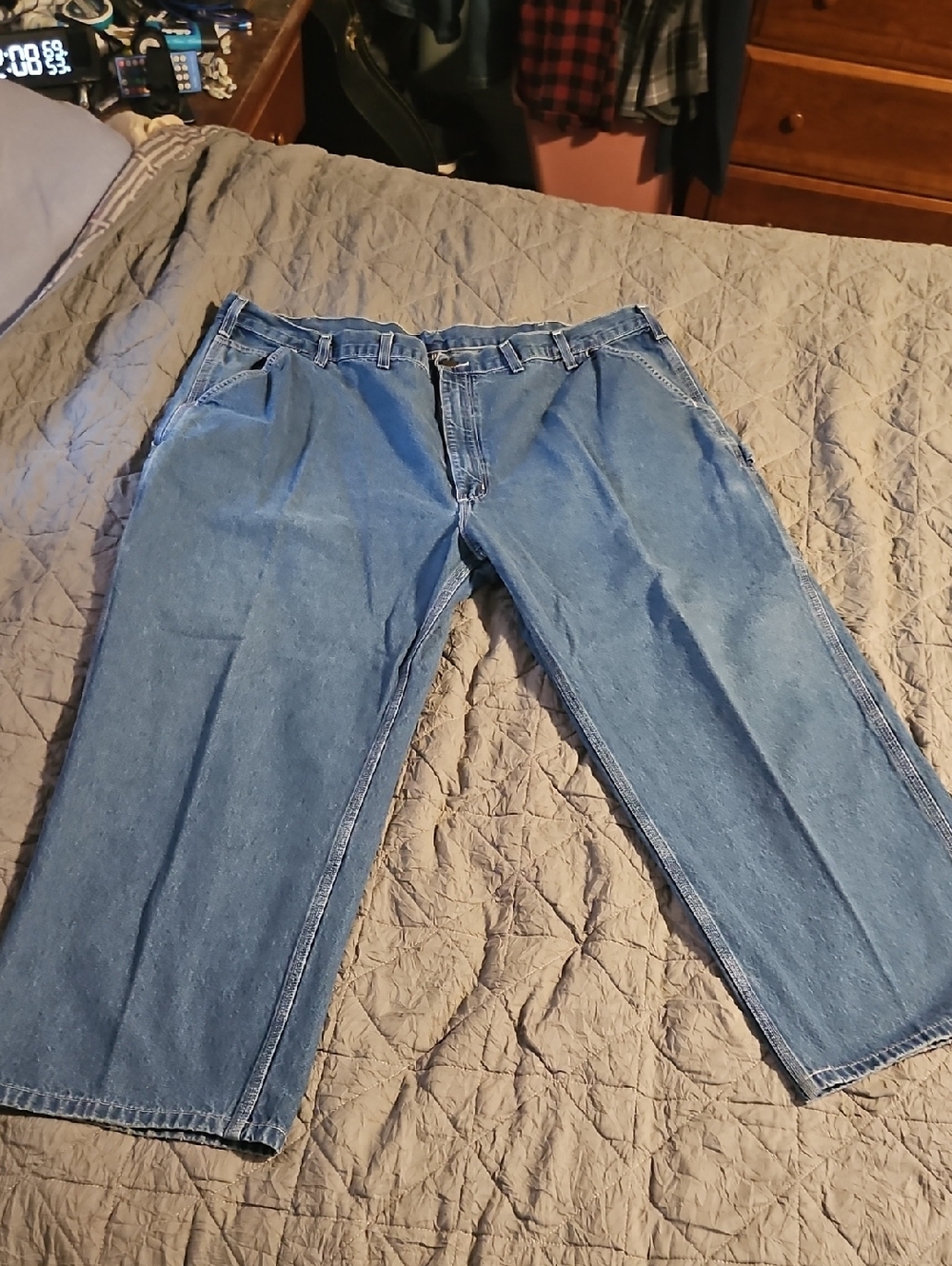 Mens Carhartt Jeans Size 48x28. Dungaree Fit. Big & TALL.